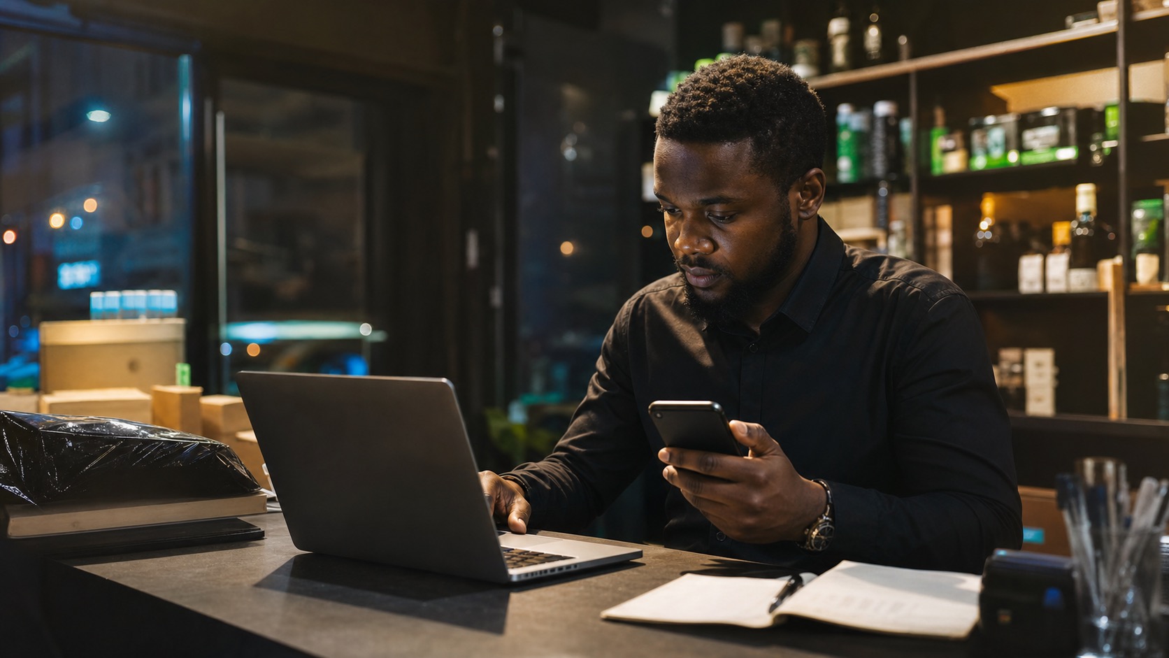 Smartphone utilisé pour des paiements digitaux et crypto